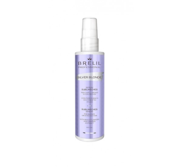 BRELIL SPRAY  SUBLIMECHES SILVER BLONDE  Матиращ спрей за руса и бяла коса 150ml